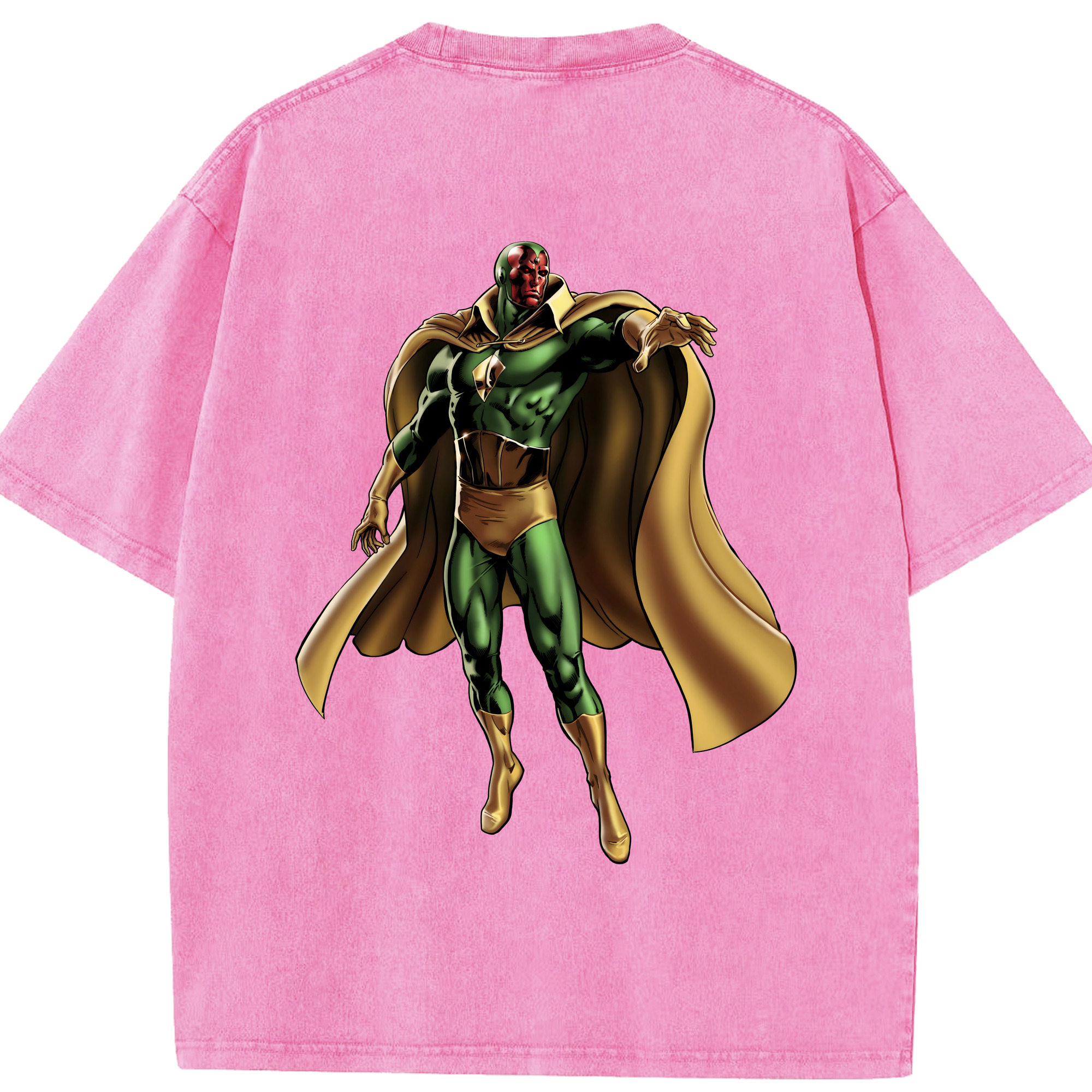 （画像用） アベンジャーズ The Avengers 綿100% ヴィンテージ風 半袖Tシャツ（背面プリント）